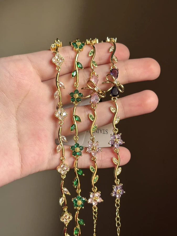 Flower & Bow Bracelets